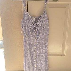 Super cute purple dress! Size L but fits like a medium